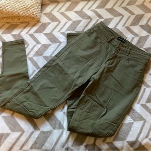 Alloy Apparel Tall Olive Green Skinny Jeans